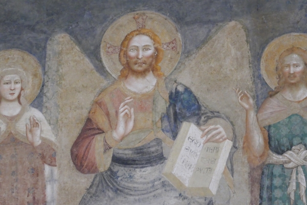 Pomposa, affresco del refettorio